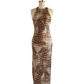 Natural contour dress