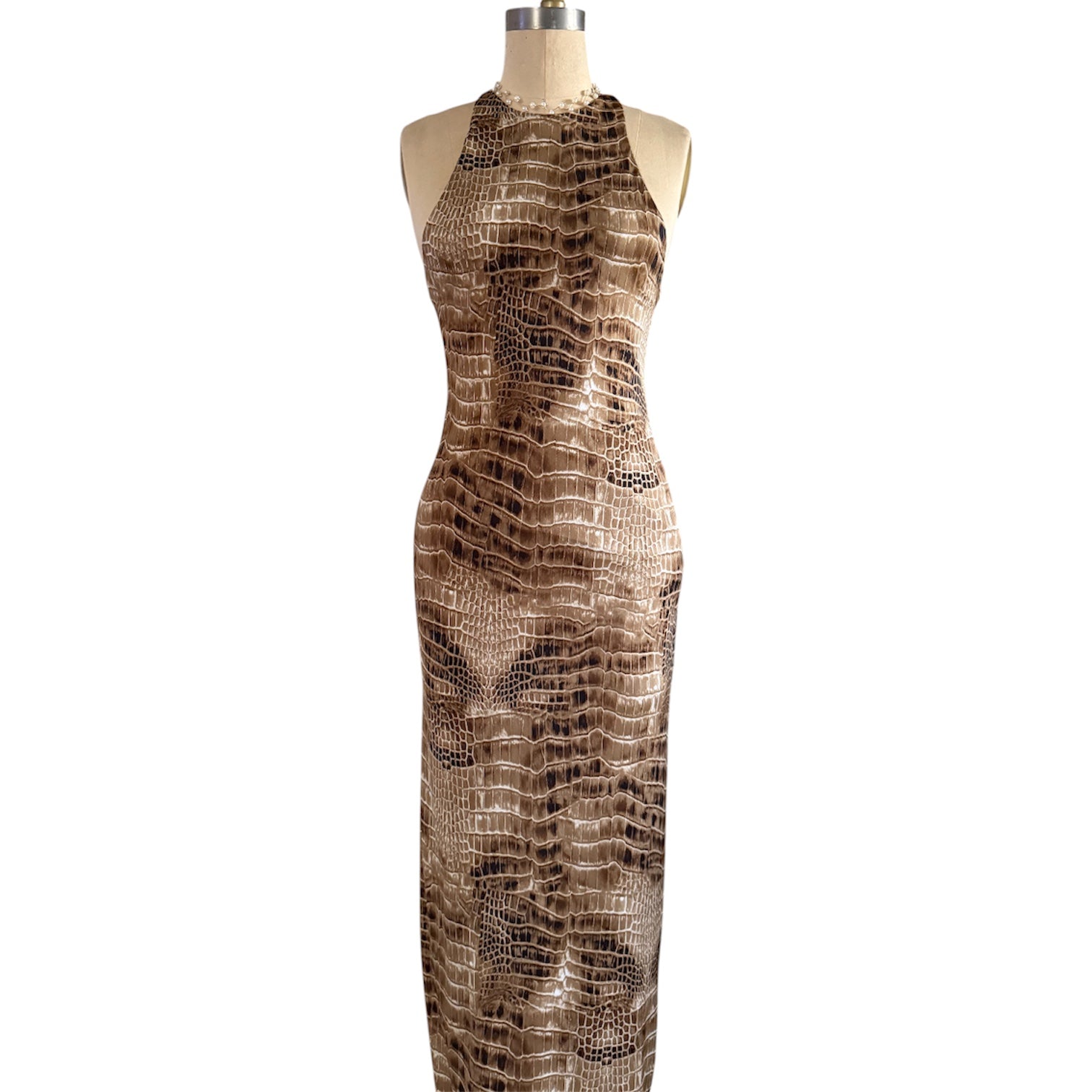 Natural contour dress